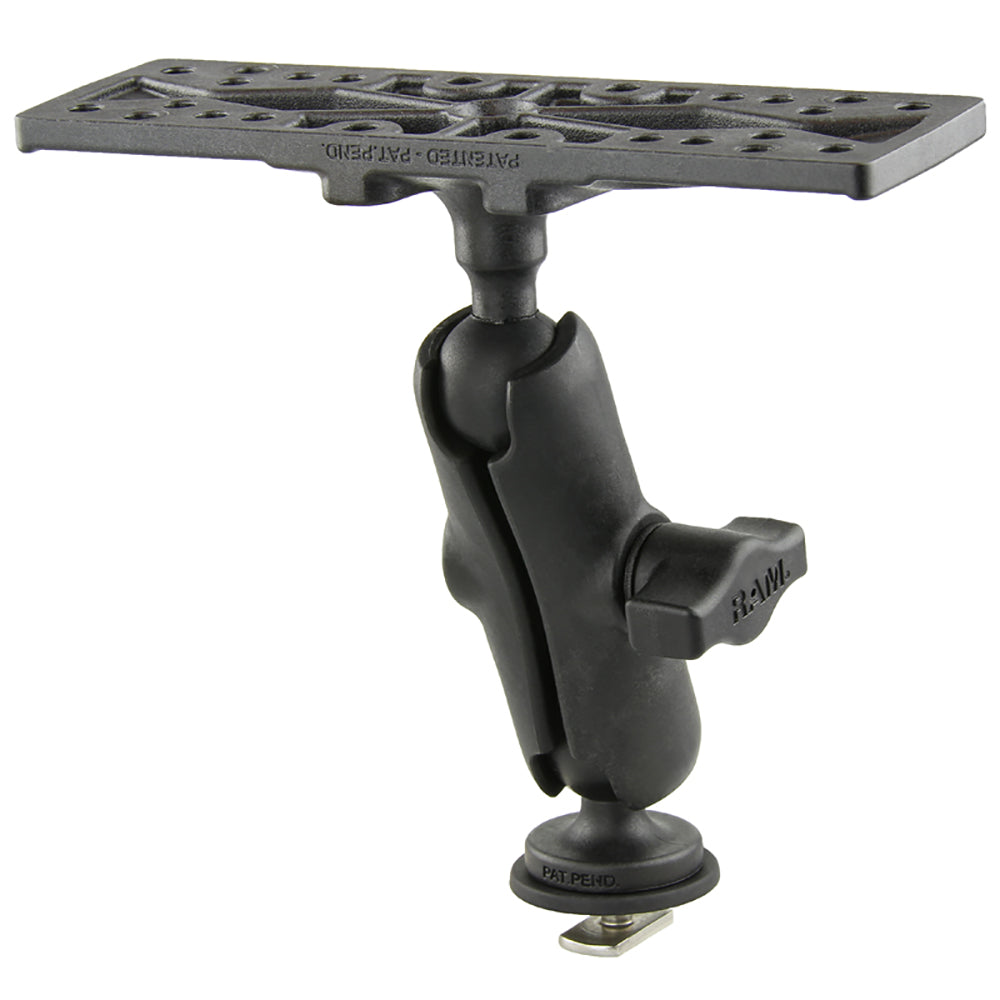 Ram Mount RAM Composite 1 Ball Mount with 625 X 2 Rectangular Plate  Track Ball Base
