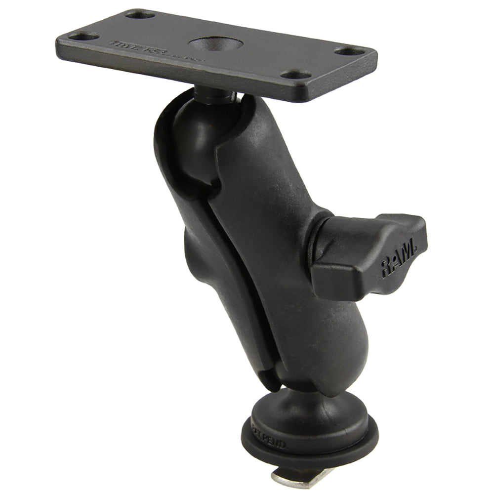 Ram Mount RAM 1 Ball Mount with Track Ball Base  15 x 3 Plate for the Humminbird Helix 5 ONLY
