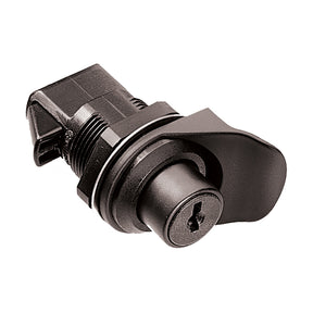 Southco Keylocking FlushKnob Latch  Black Plastic