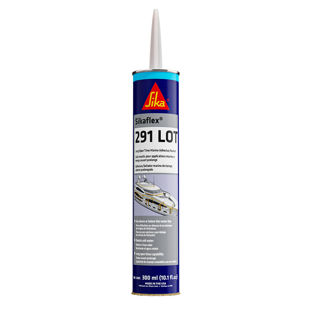 Sika Sikaflex 291 LOT Slow Cure Adhesive  Sealant 103oz300ml Cartridge  White
