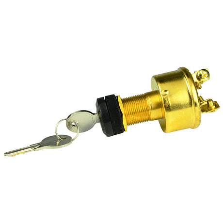 BEP 4Position Brass Ignition Switch  AccessoryOFFIgnition  AccessoryStart