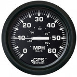 Faria Euro Black 4 Speedometer 60MPH GPS