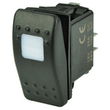 BEP SPST Contura Switch  1Amber LED  OFFON