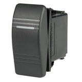 BEP DPDT Contura Switch  1Amber LED  ONOFFON