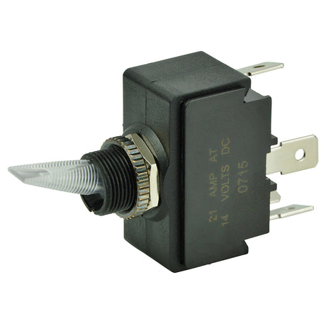 BEP SPST Lighted Toggle Switch  Red LED  12V  ONOFF
