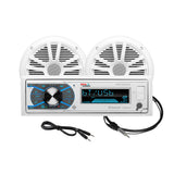 Boss Audio MCK632WB6 Marine Stereo  65 Speaker Kit  White