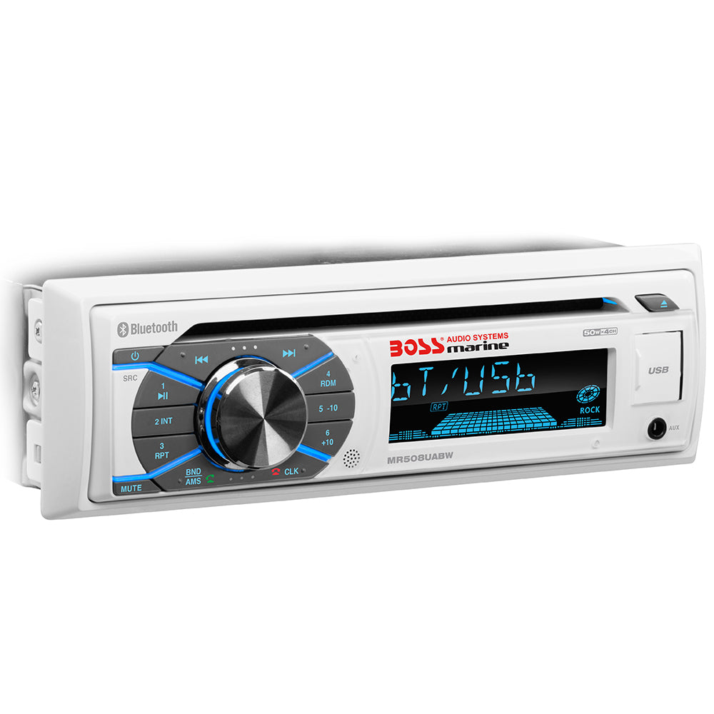 Boss Audio MR508UABW Marine Stereo wAMFMCDBTUSB