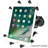 RAM Mount TwistLock Suction Cup Mount wUniversal XGrip Cradle for 10 Large Tablets