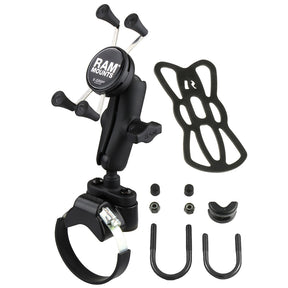 RAM Mount Strap Clamp Roll Bar Mount wUniversal XGrip CelliPhone Cradle