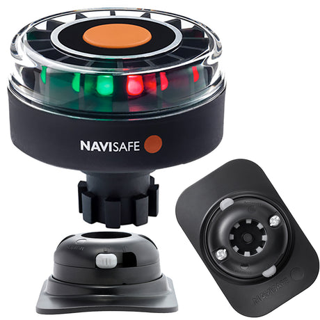 Navisafe Navilight Tricolor 2NM wNavibolt Base  RIB Mount  Black