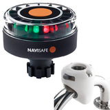 Navisafe Navilight Tricolor 2NM wNavibolt Base  Rail Mount  White
