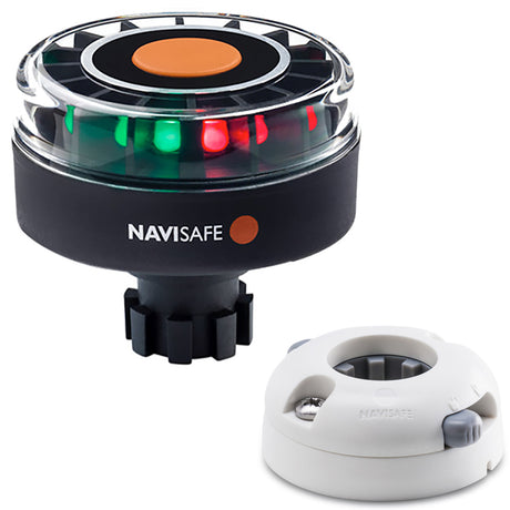 Navisafe Navilight Tricolor 2NM wNavibolt Base  Horizontal Mount  White