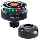 Navisafe Navilight Tricolor 2NM wNavibolt Base  Horizontal Mount  Black
