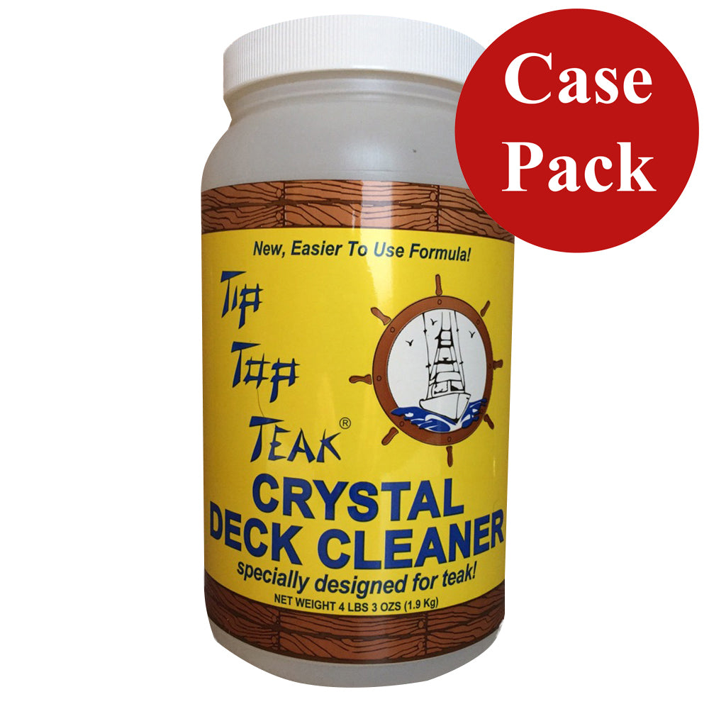 Tip Top Teak Tip Top Teak Crystal Deck Cleaner  Half Gallon 4lbs 3oz  Case of 6
