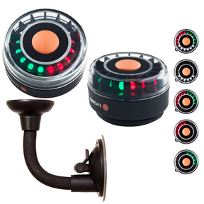 Navisafe Portable Navilight 2NM  TriColor wBendable Suction Cup Mount 305KIT2