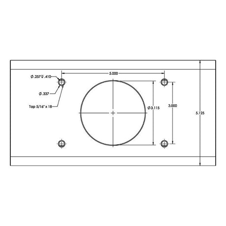 TACO TTop Extrusion Plate PreDrilled for Grand Slams  20  Pair