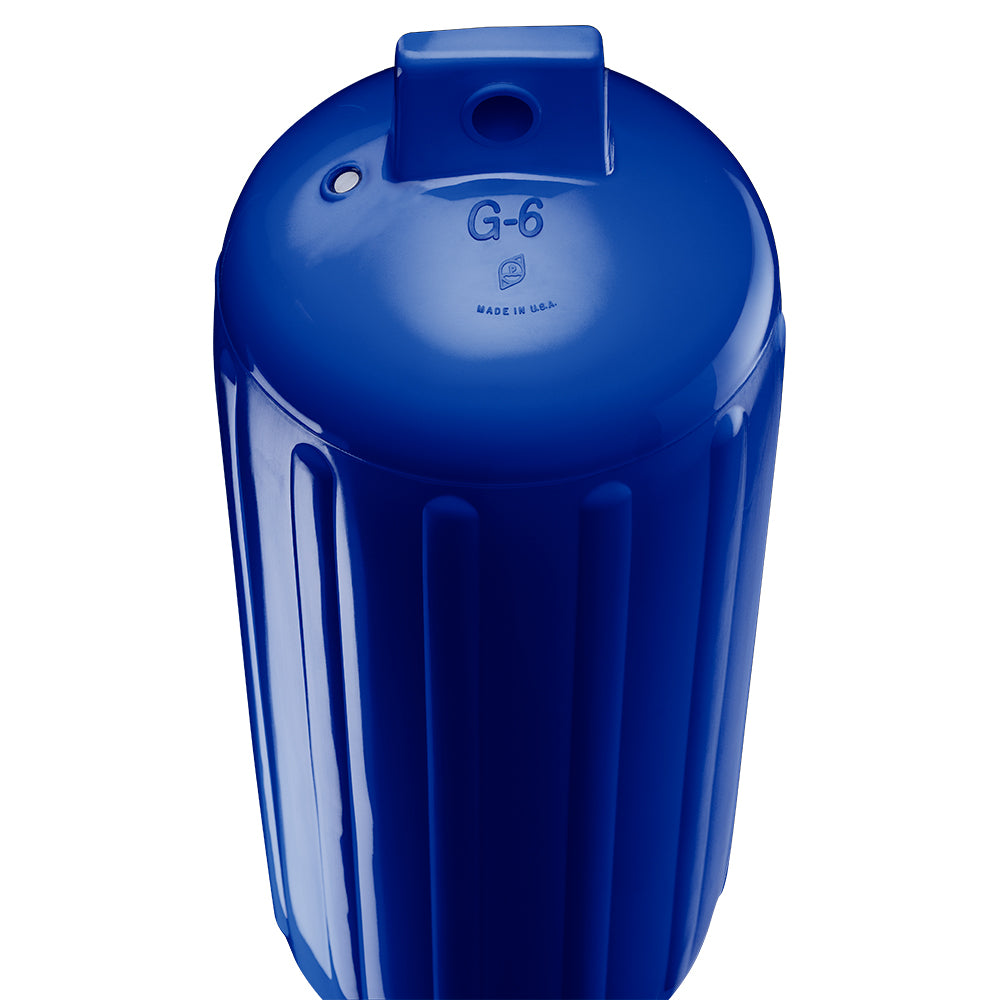 Polyform G6 Twin Eye Fender 11 x 30  Cobalt Blue wAdapter