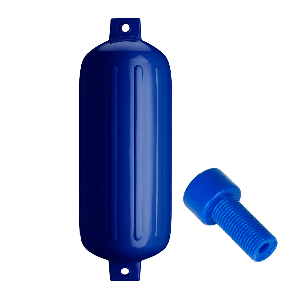 Polyform G6 Twin Eye Fender 11 x 30  Cobalt Blue wAdapter