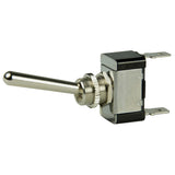 BEP SPST Chrome Plated Long Handle Toggle Switch  ONOFF