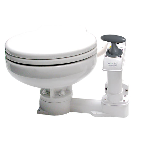 Johnson Pump AquaT Manual Marine Toilet  Super Compact