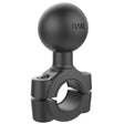 RAM Mount Torque 34  1 Diameter HandlebarRail Base with C Size 15 Ball