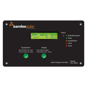 Samlex Flush Mount Solar Charge Controller wLCD Display  30A