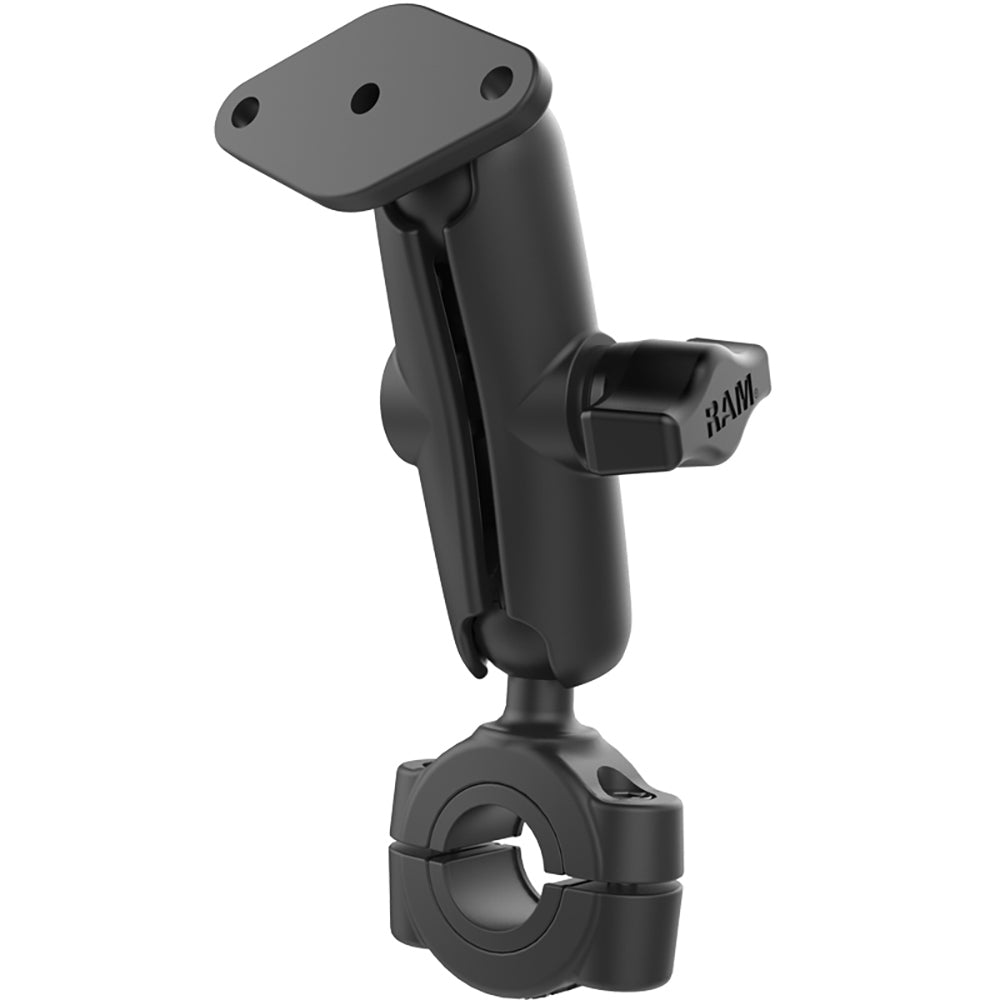 RAM Mount RAM Torque 34  1 Diameter HandlebarRail Base with 1 Ball Medium Arm and Diamond Ball Base