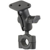 RAM Mount RAM Torque 34  1 Diameter HandlebarRail Base with 1 Ball SHORT Arm and Diamond Plate