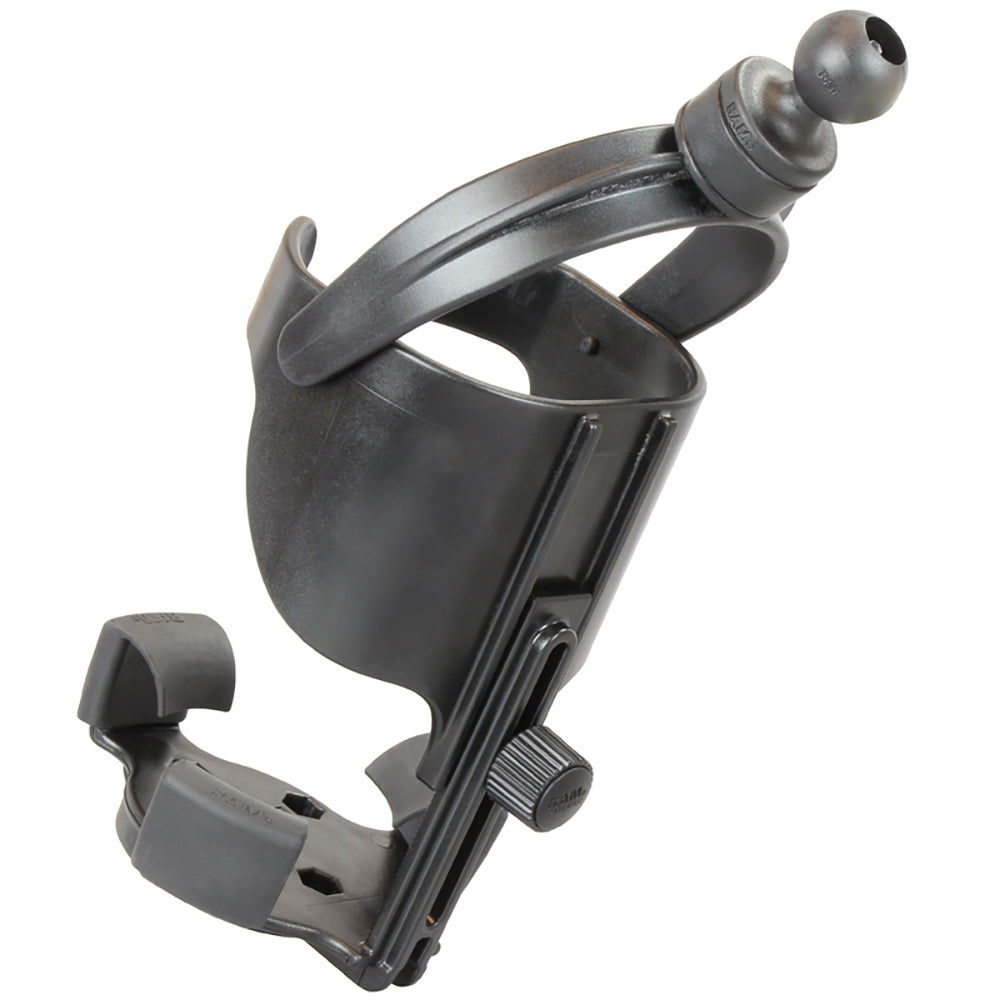 RAM Mount RAM Level Cup XL with Torque 34  1 Diameter Rail Base and Short Arm