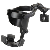 RAM Mount RAM Level Cup XL with Torque 34  1 Diameter Rail Base and Short Arm