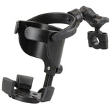 RAM Mount RAM Level Cup XL with Torque 34  1 Diameter Rail Base and Short Arm