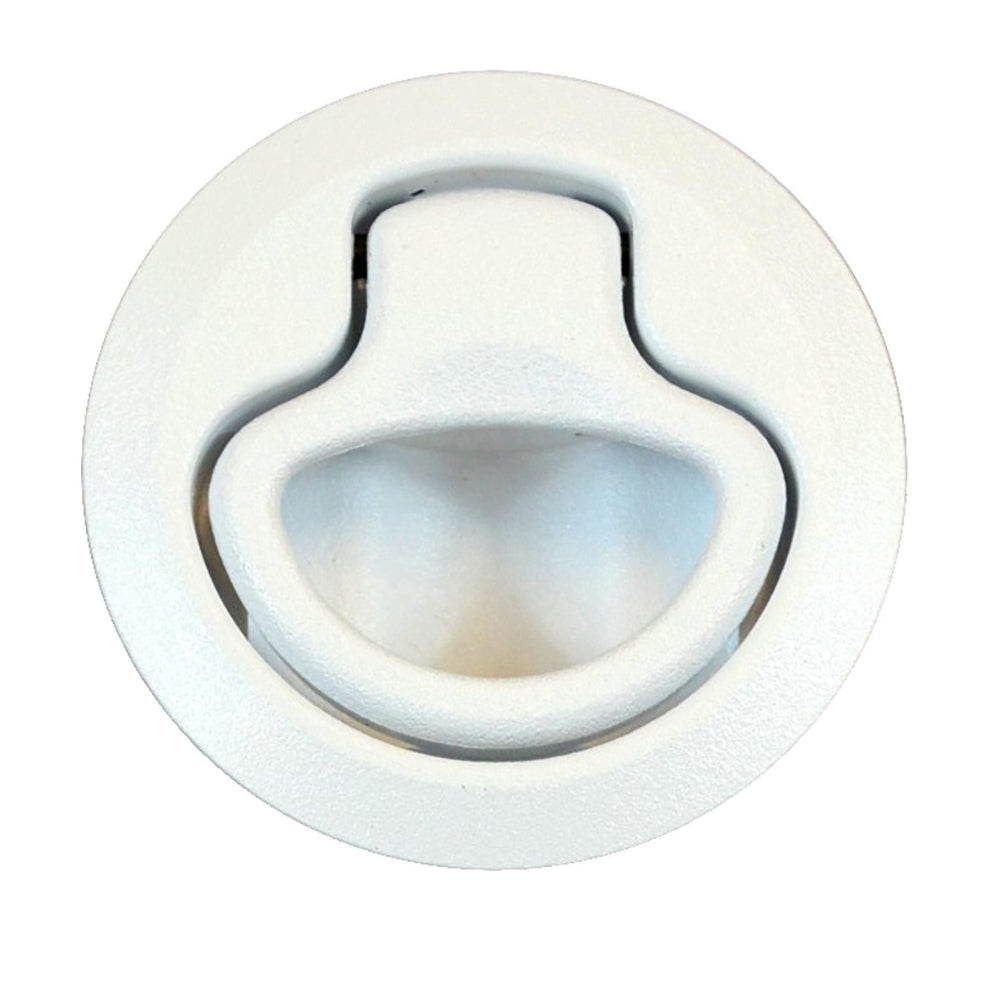 Southco Flush Pull Latch  Push To Close  Medium  White