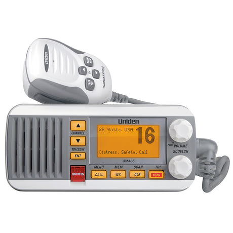 Uniden UM435 Fixed Mount VHF Radio  White