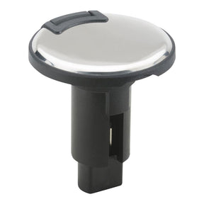 Attwood LightArmor PlugIn Base  2 Pin  Stainless Steel  Round