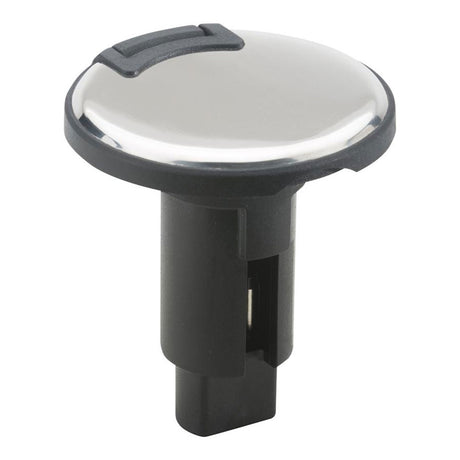 Attwood LightArmor PlugIn Base  2 Pin  Stainless Steel  Round