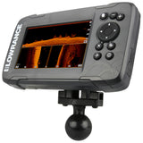 RAM Mount C Size 15 Fishfinder Ball Adapter for the Lowrance Hook2 Series