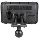 RAM Mount C Size 15 Fishfinder Ball Adapter for the Lowrance Hook2 Series