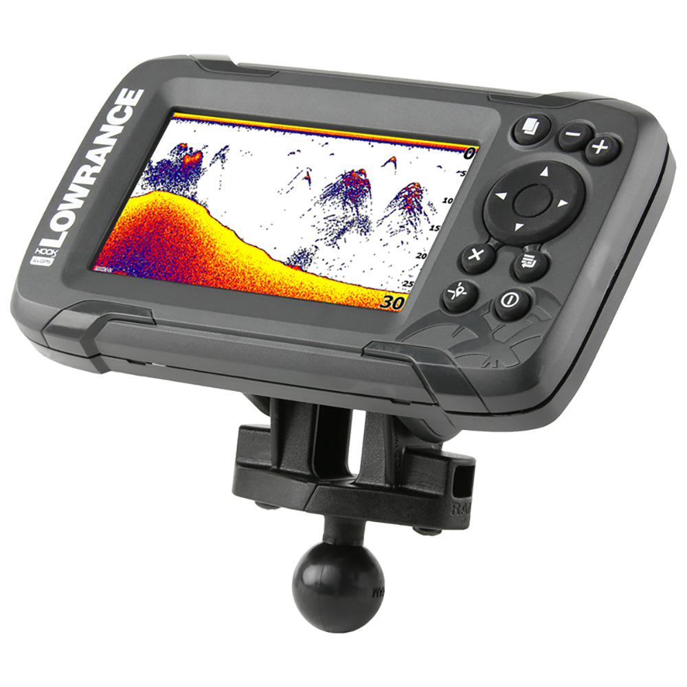 RAM Mount B Size 1 Fishfinder Ball Adapter for the Lowrance Hook2 Series