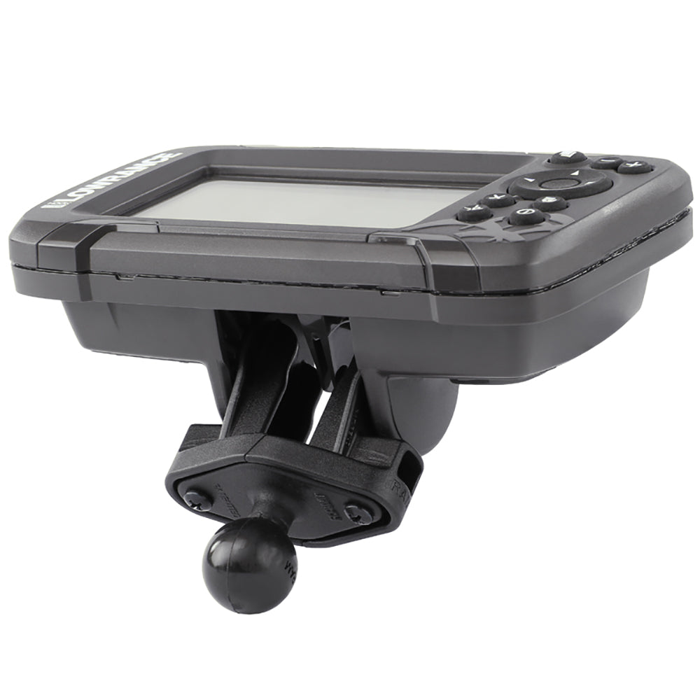 RAM Mount B Size 1 Fishfinder Ball Adapter for the Lowrance Hook2 Series