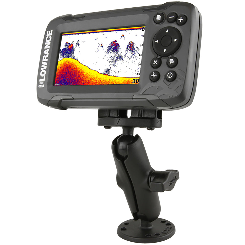 RAM Mount B Size 1 Fishfinder Mount for the Lowrance Hook2 Series