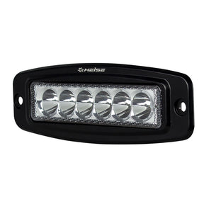 HEISE 6 LED Single Row Driving Light  Flush Mount