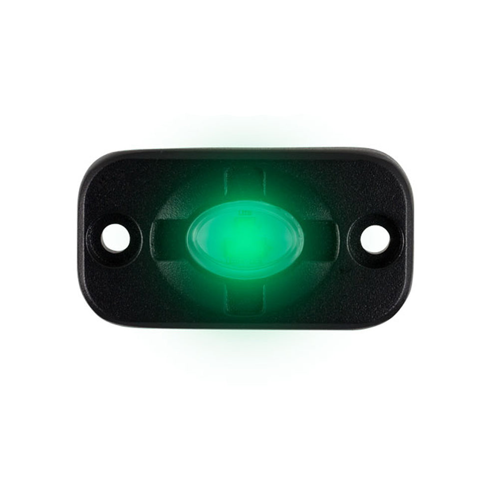 HEISE Auxiliary Accent Lighting Pod  15 x 3  BlackGreen