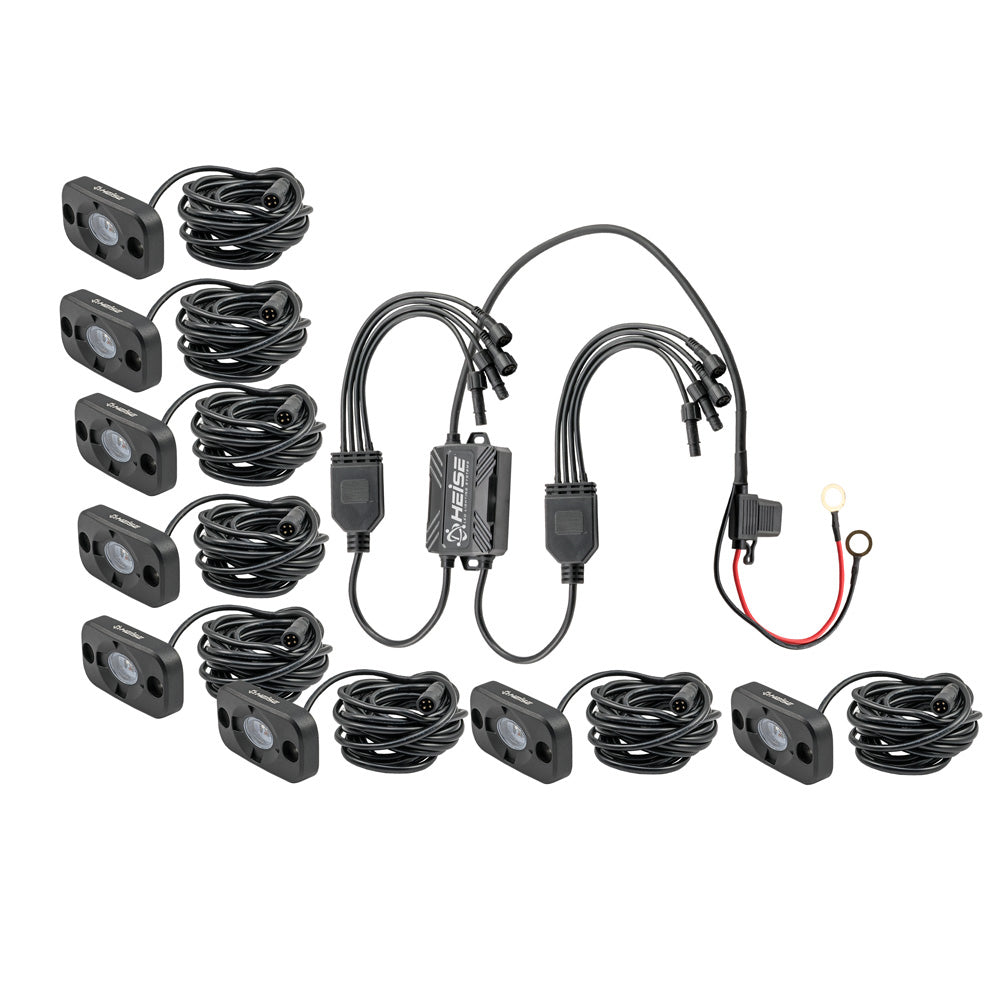 HEISE RGB Accent Lighting Kit  8 Pack
