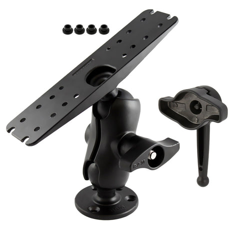 Ram Mount D Size 225 Ball Mount w11 X 3 Rectangle Plate 368 Round Plate and HiTorq Wrench