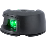Attwood LightArmor Deck Mount Navigation Light  Black Composite  Starboard green  2NM