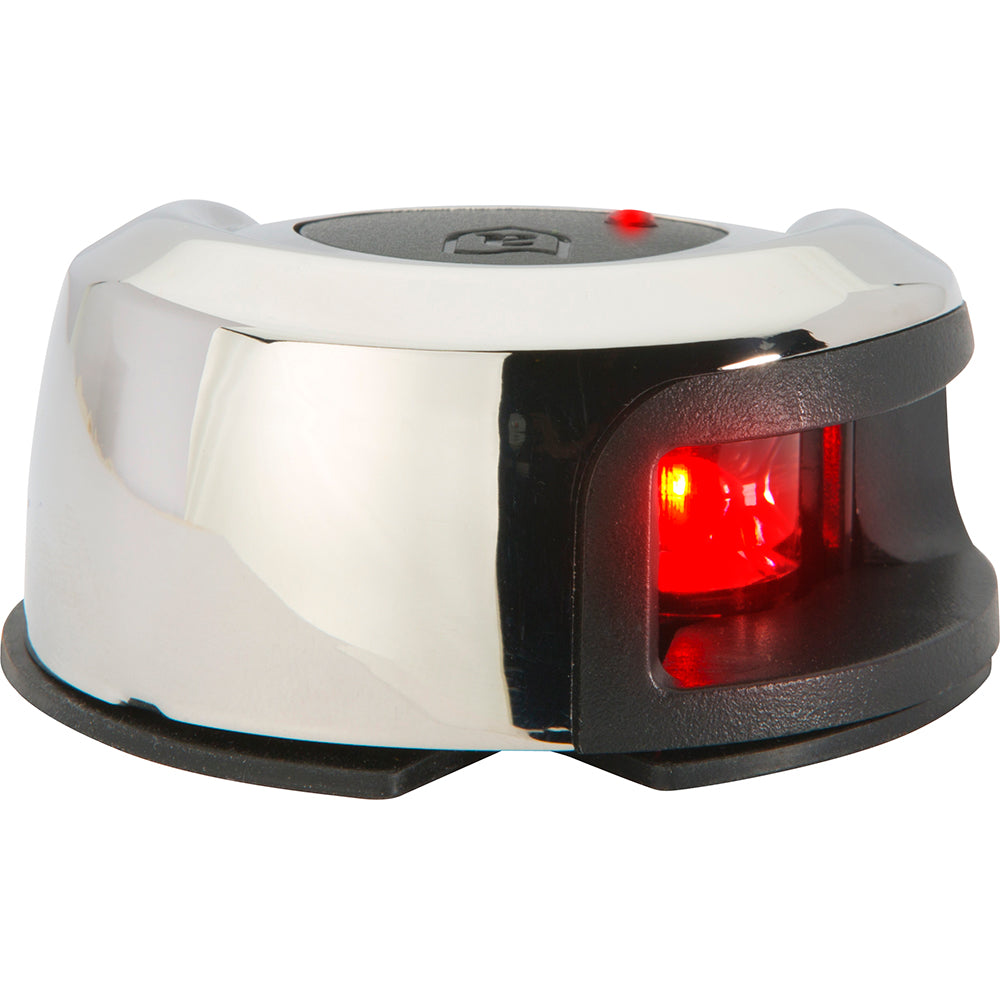 Attwood LightArmor Deck Mount Navigation Light  Stainless Steel  Port red  2NM