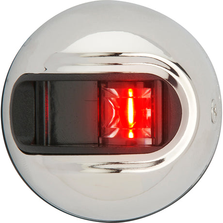 Attwood LightArmor Vertical Surface Mount Navigation Light  Port red  Stainless Steel  2NM