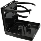 Attwood FoldUp Drink Holder  Dual Ring  Black