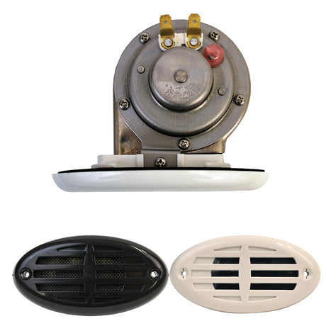 Attwood DropIn Hidden Horn w Black and White Covers