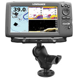 Ram Mount Universal D Size Ball Mount with Short Arm for 912 Fishfinders and Chartplotters
